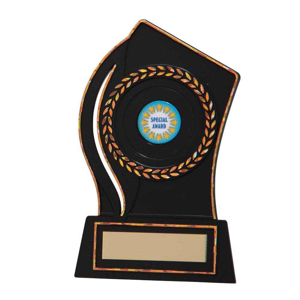 Quest Black Plastic Plaque Award