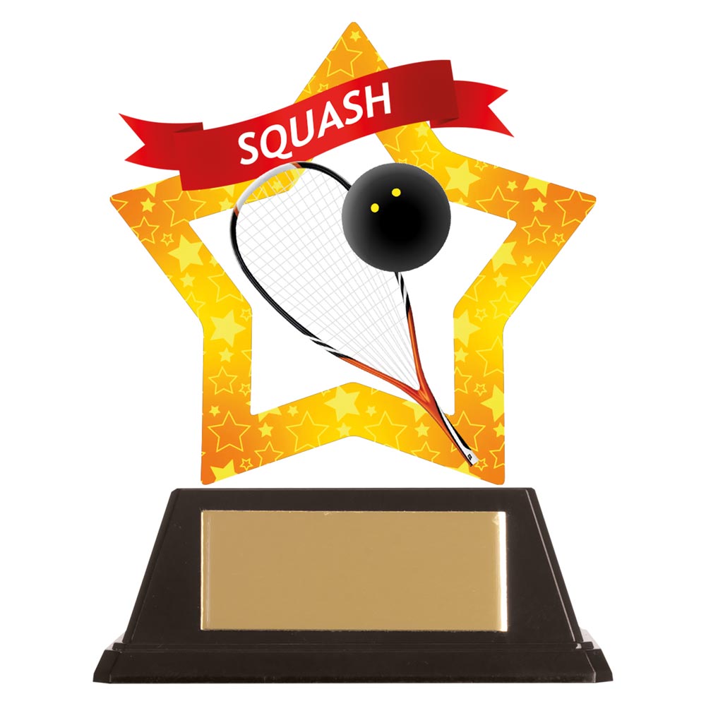 Mini-Star Squash Acrylic Plaque