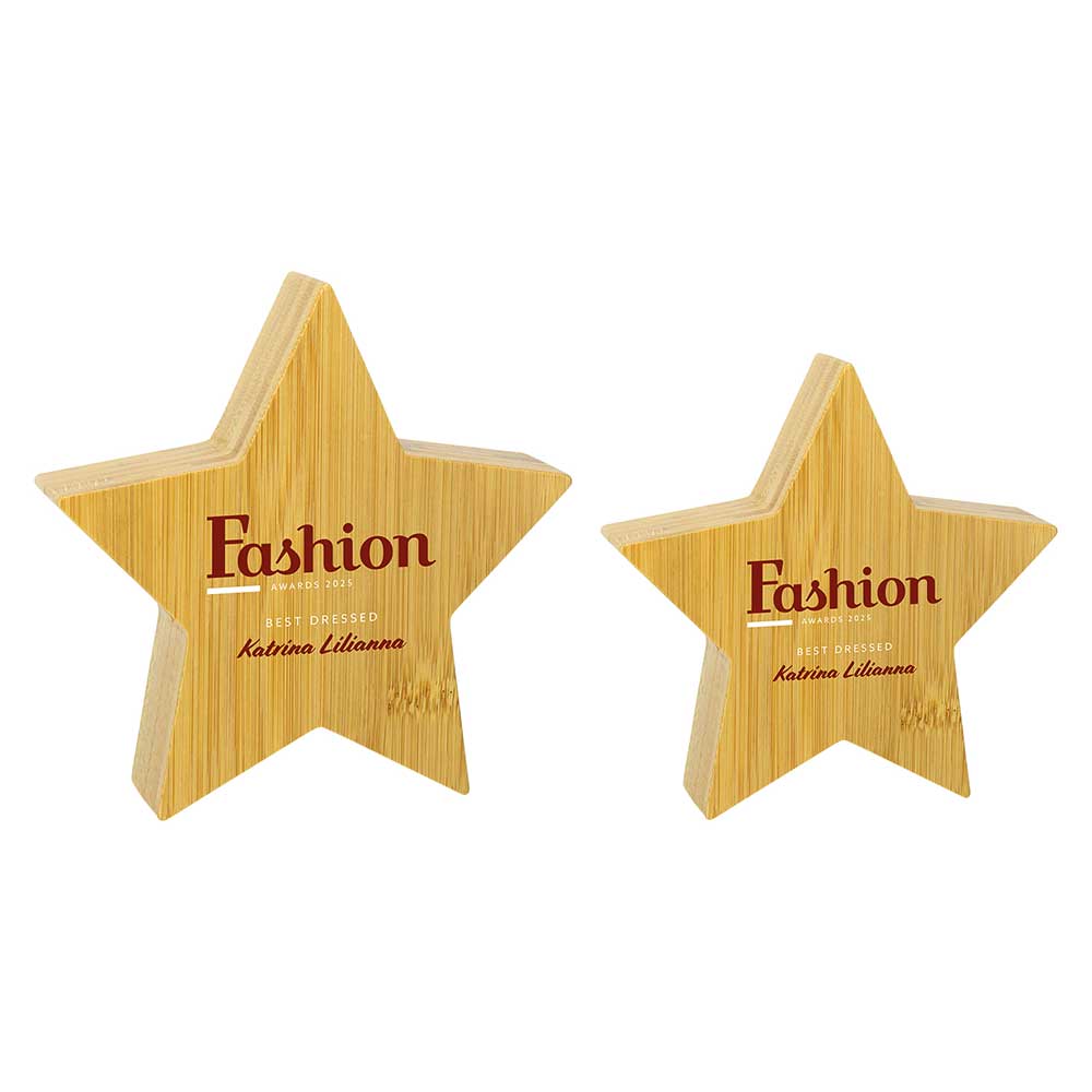 Superstar Bamboo Star - Trophies - Prudhoe Rosettes