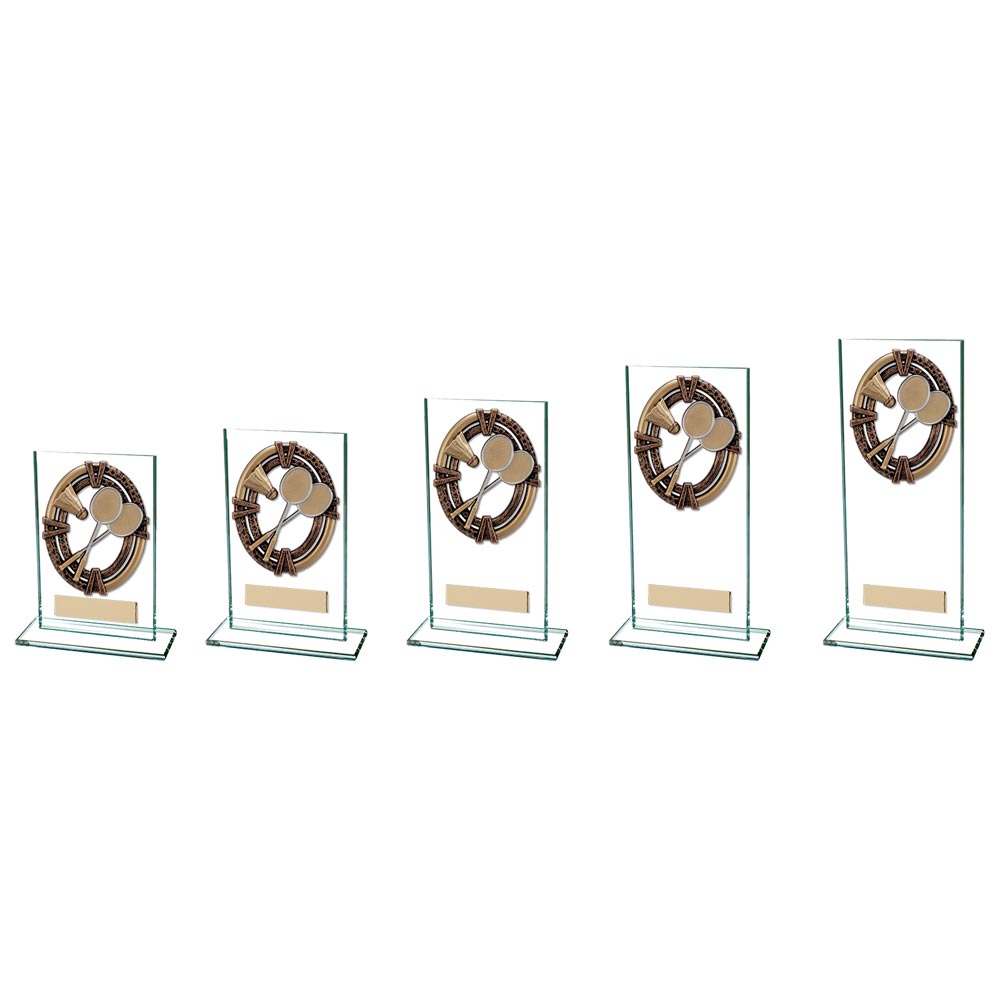 Maverick Legacy Badminton Jade Glass - Trophies - Prudhoe Rosettes