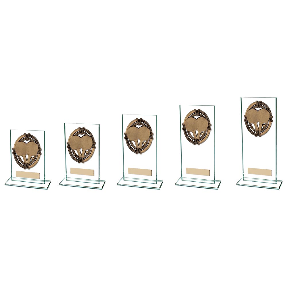 Maverick Legacy Table Tennis Jade Glass - Trophies - Prudhoe Rosettes