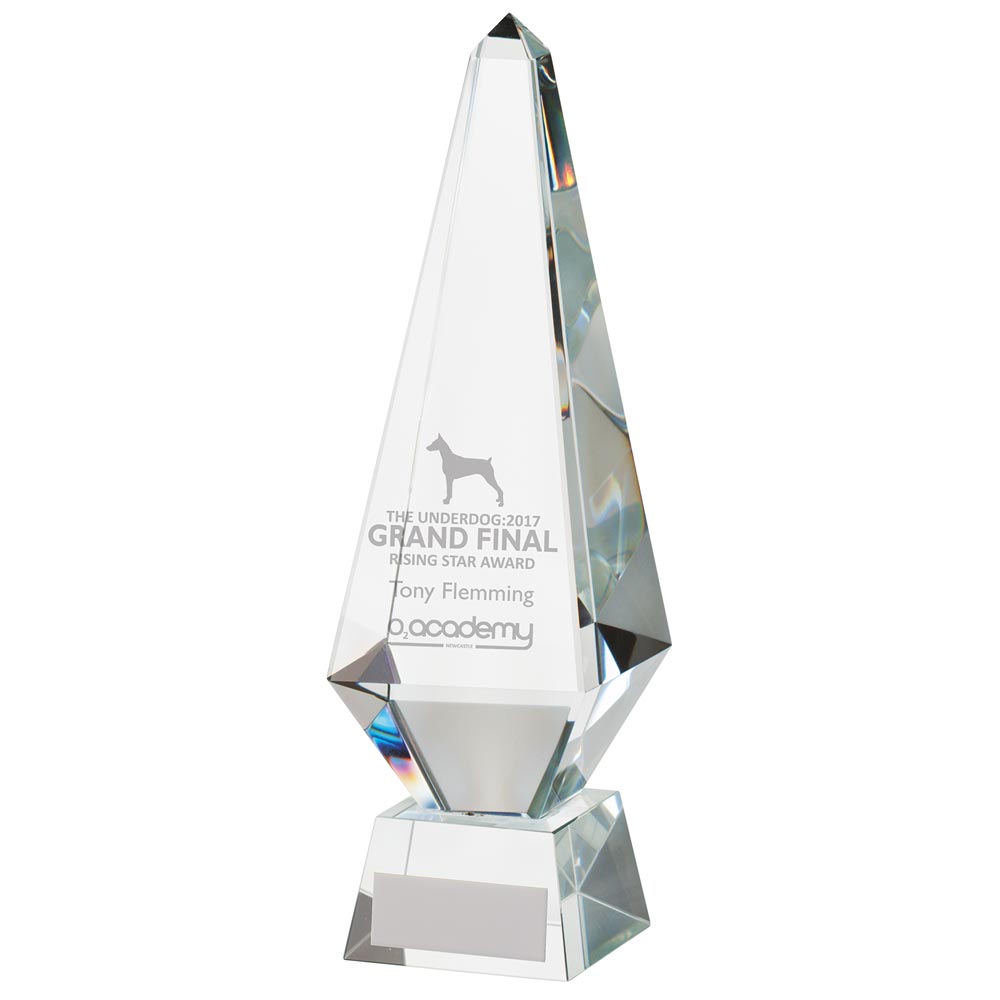 Monument Crystal Obelisk Award