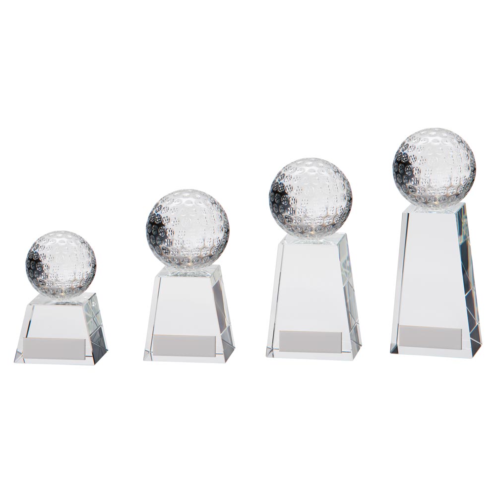 Voyager Golf Crystal Award - Trophies - Prudhoe Rosettes