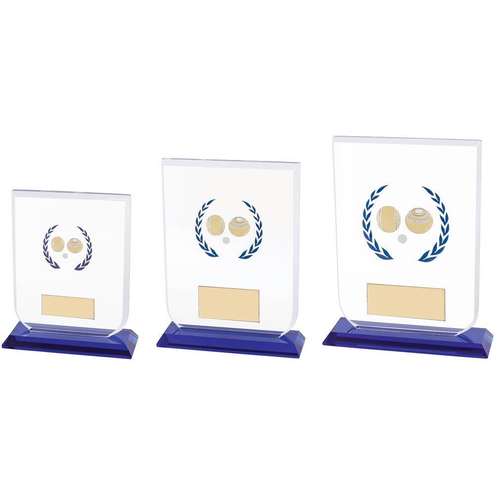 Gladiator Lawn Bowls Glass Award - Trophies - Prudhoe Rosettes