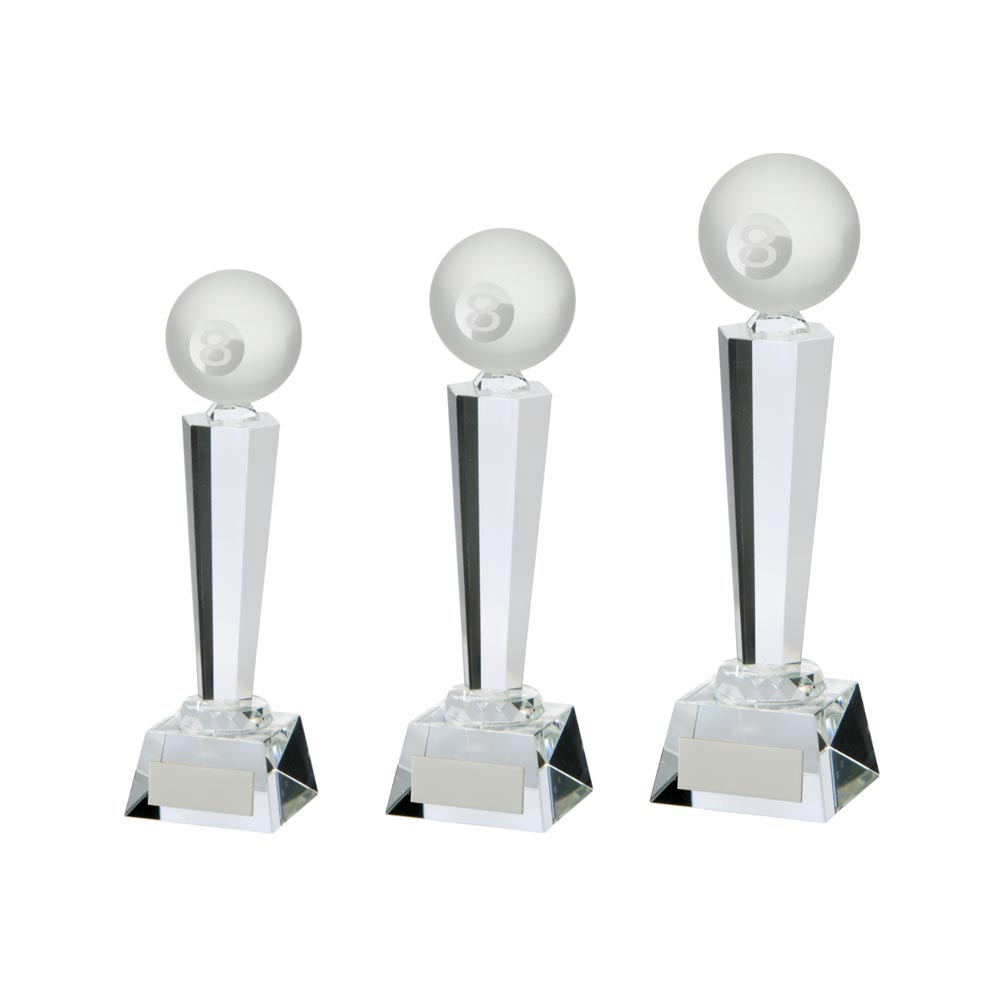 Interceptor Pool Crystal Award - Trophies - Prudhoe Rosettes