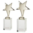 Dallas Crystal & Chrome Award - Trophies - Prudhoe Rosettes