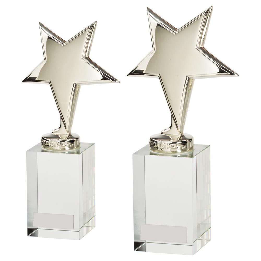 Dallas Crystal & Chrome Award - Trophies - Prudhoe Rosettes
