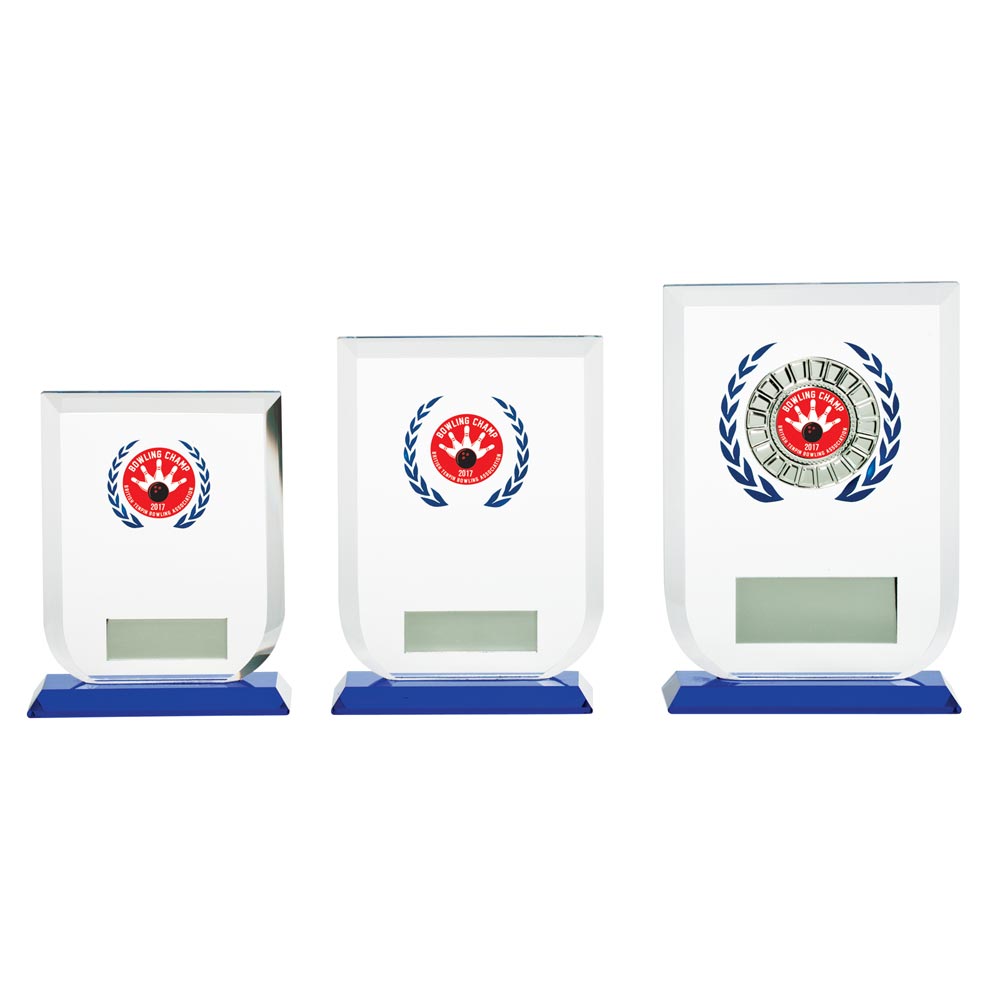 Gladiator Multisport Glass Award - Trophies - Prudhoe Rosettes