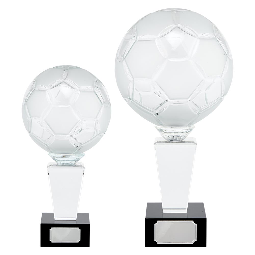 Ultimate Football Crystal Award - Trophies - Prudhoe Rosettes