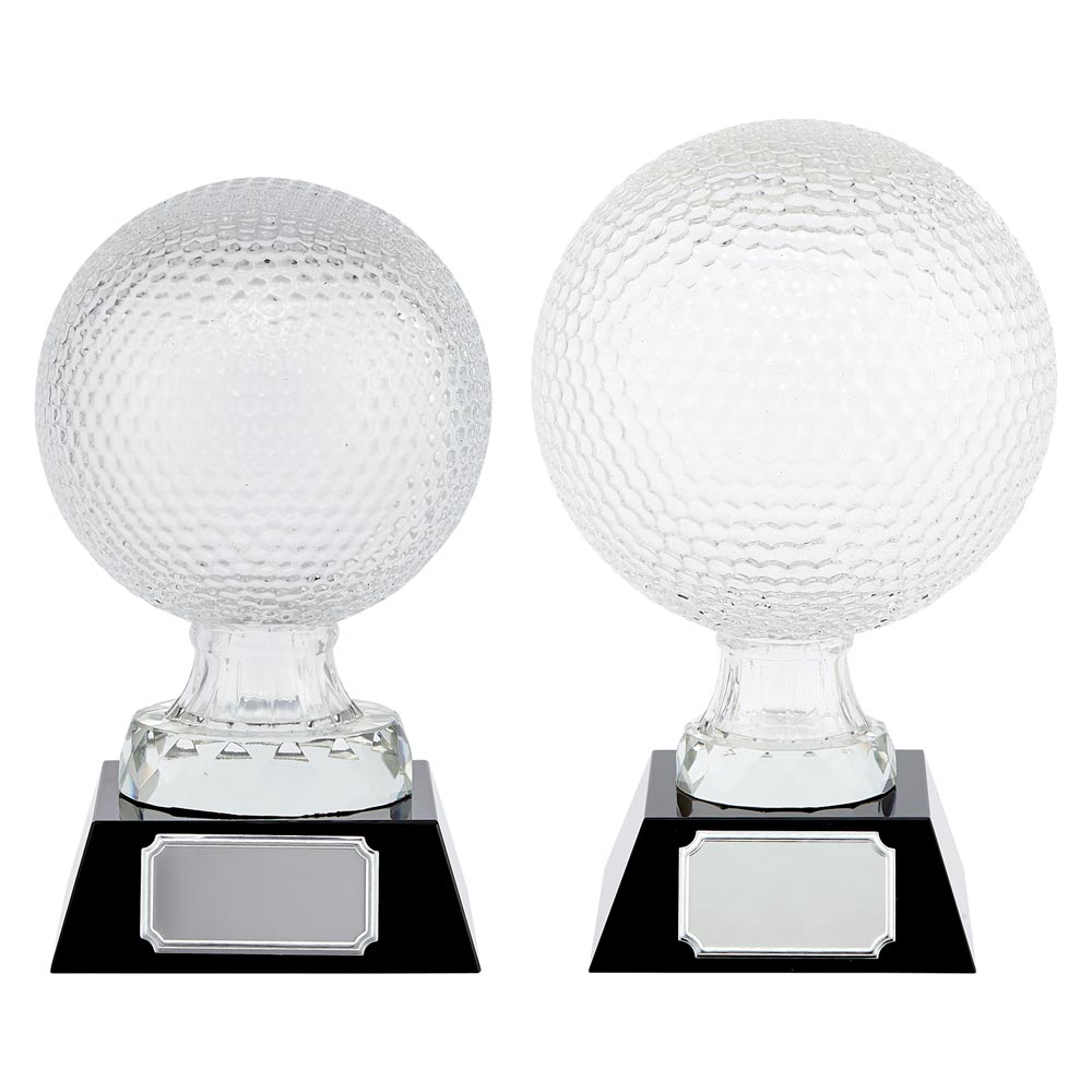 Supreme Golf Crystal Award - Trophies - Prudhoe Rosettes