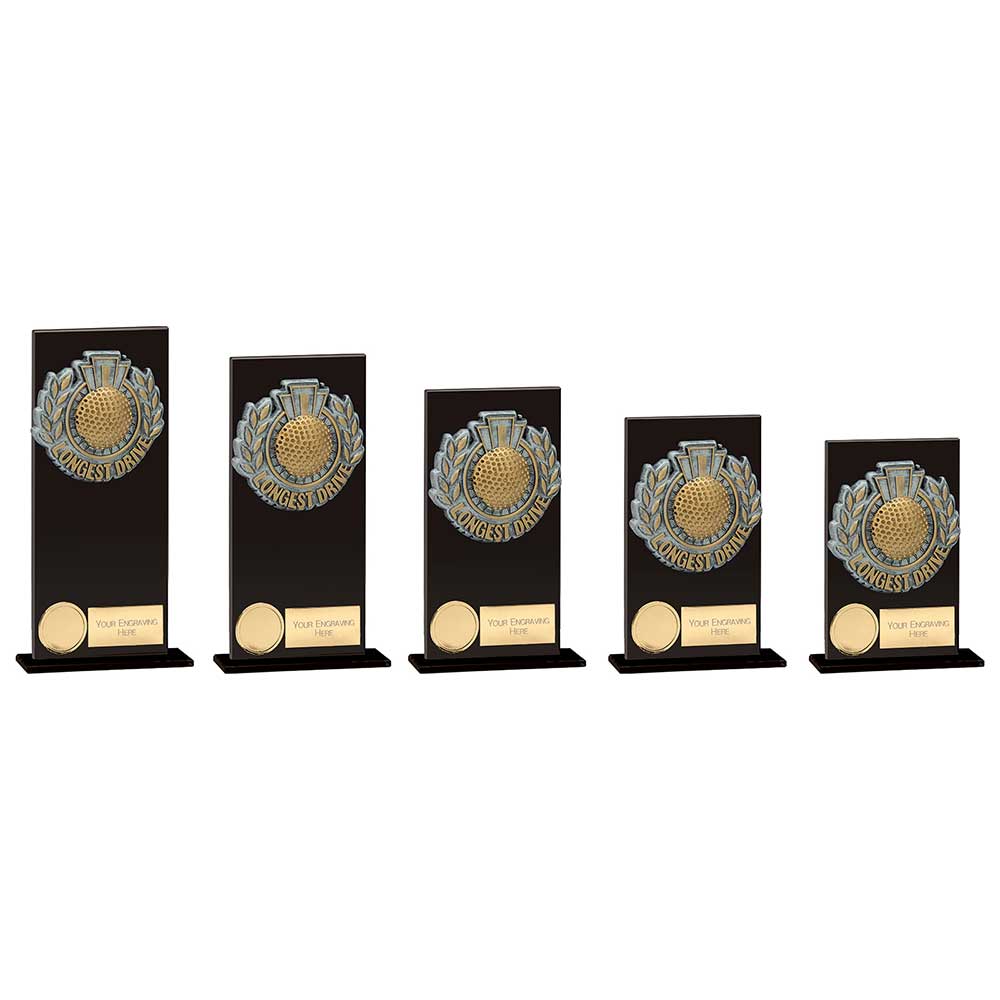 Euphoria Hero Longest Drive Glass Award - Trophies - Prudhoe Rosettes