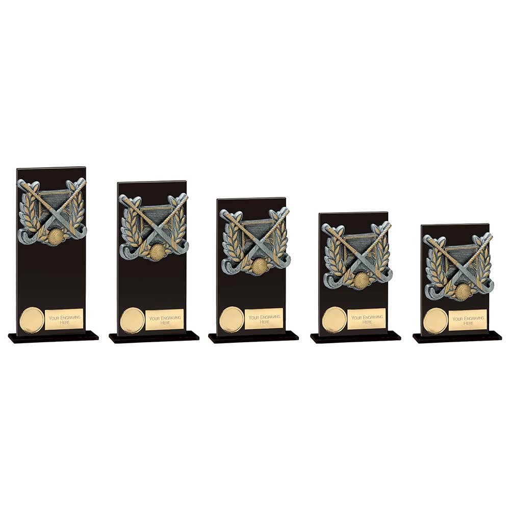 Euphoria Hero Field Hockey Glass Award - Trophies - Prudhoe Rosettes