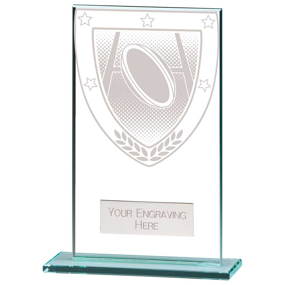 Millennium Rugby Jade Glass Award
