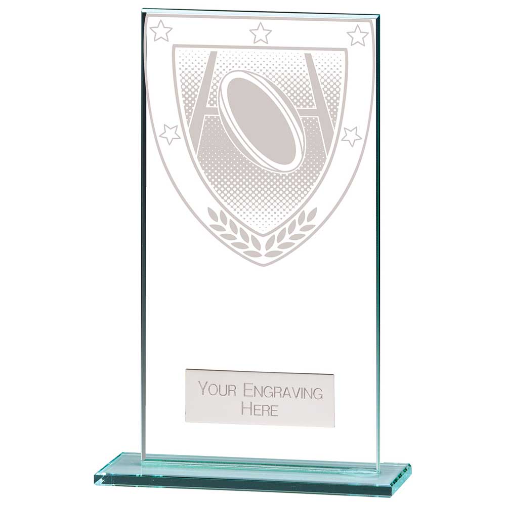 Millennium Rugby Jade Glass Award