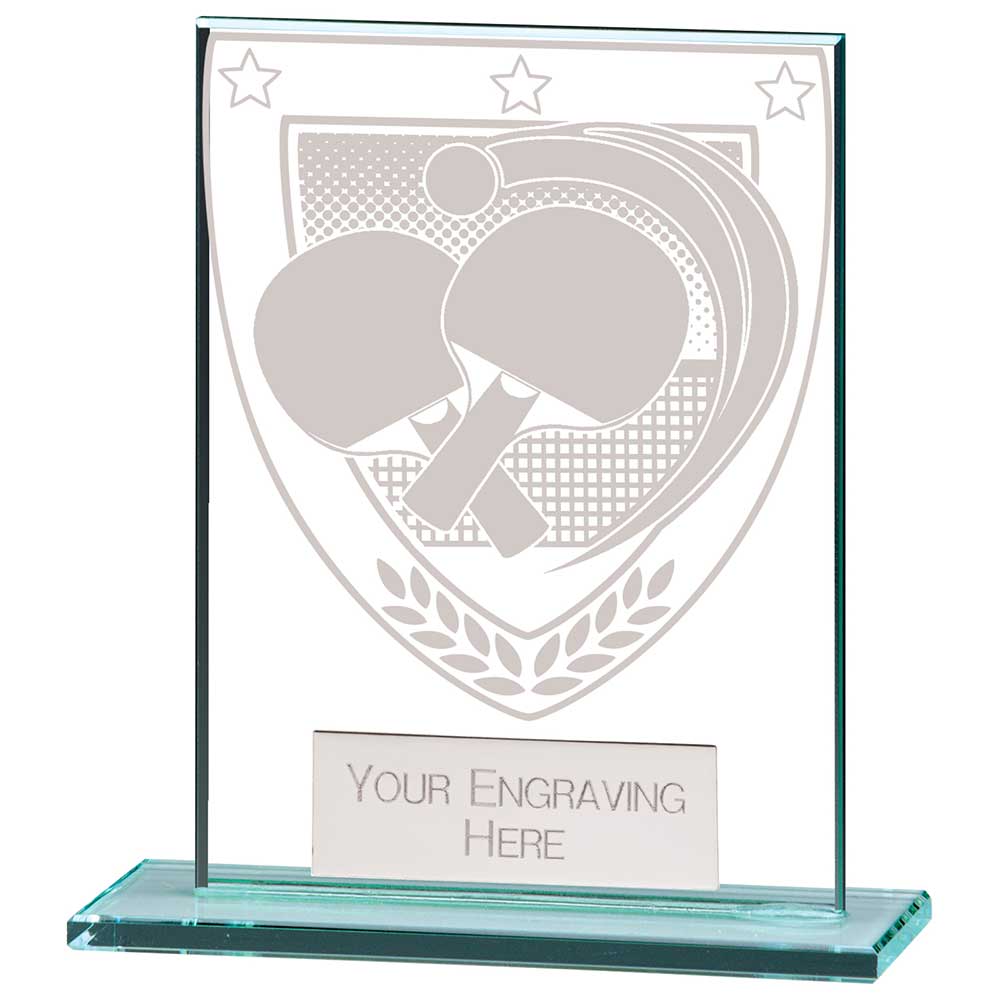 Millennium Table Tennis Jade Glass Award