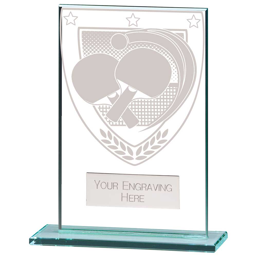 Millennium Table Tennis Jade Glass Award