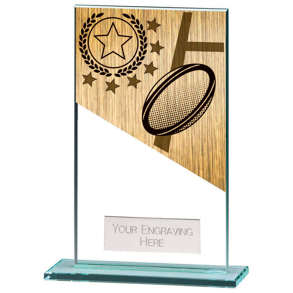 Mustang Rugby Jade Glass Award