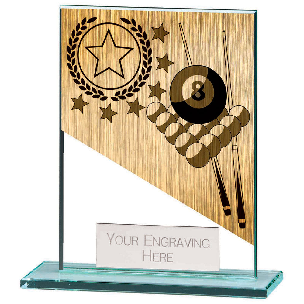 Mustang Pool Jade Glass Award