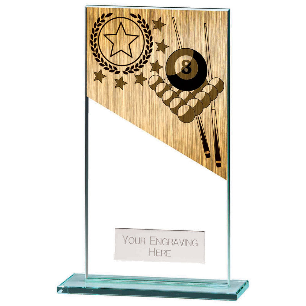 Mustang Pool Jade Glass Award