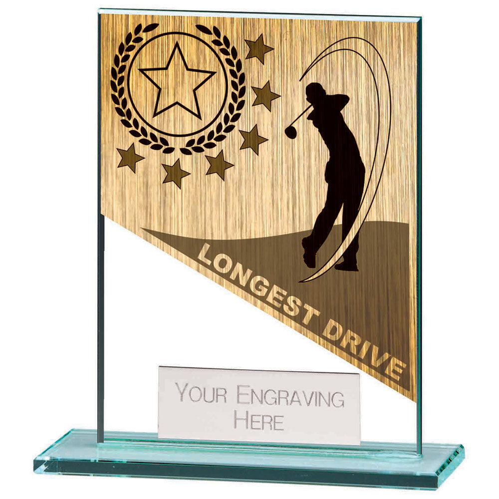 Mustang Longest Drive Jade Glass Award