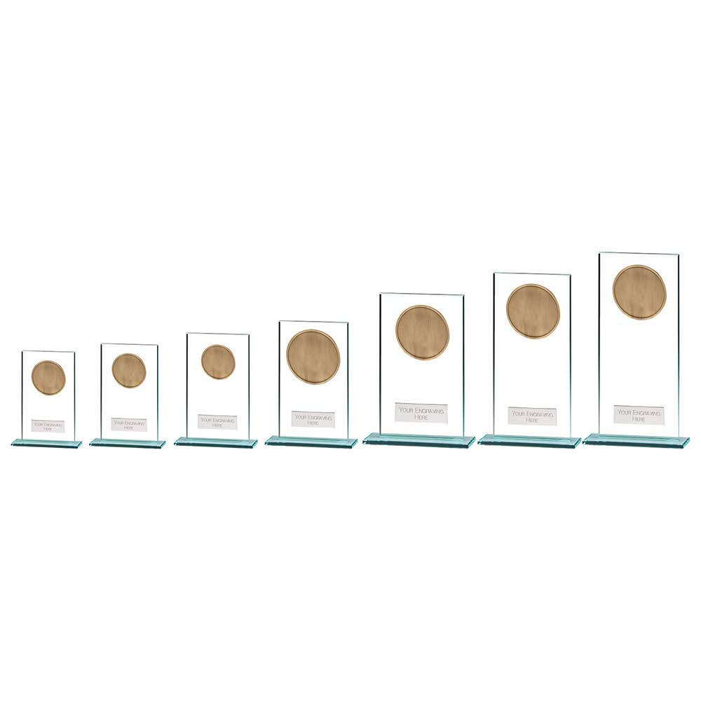 Warrior Multisport Jade Glass Award - Trophies - Prudhoe Rosettes