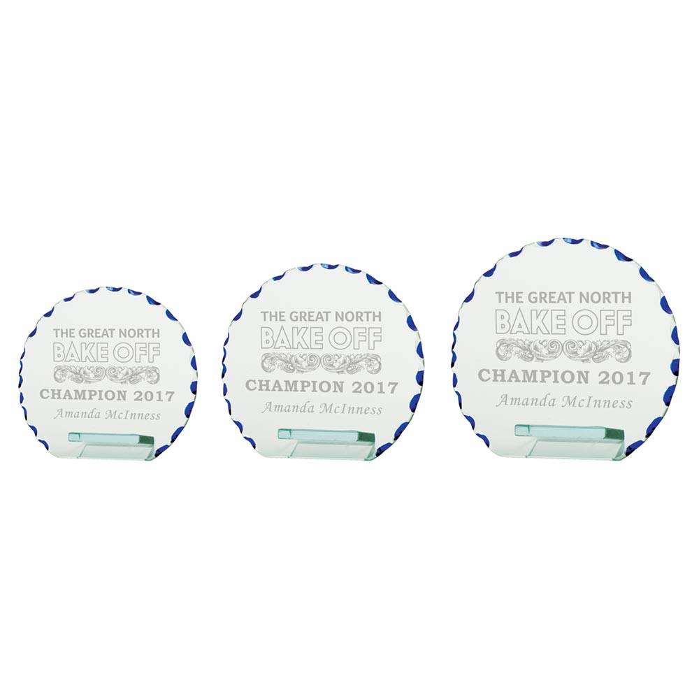 Quantum Jade Glass Award - Trophies - Prudhoe Rosettes