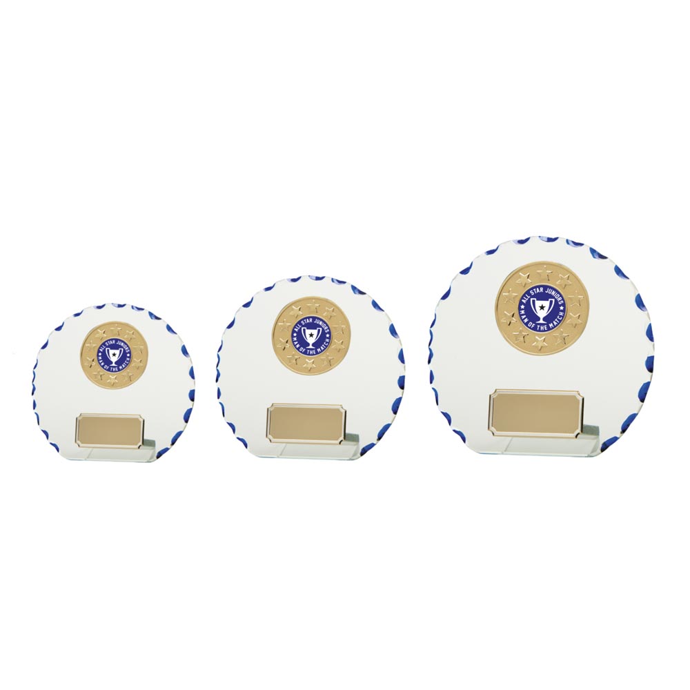 Quantum Multisport Jade Glass Award - Trophies - Prudhoe Rosettes