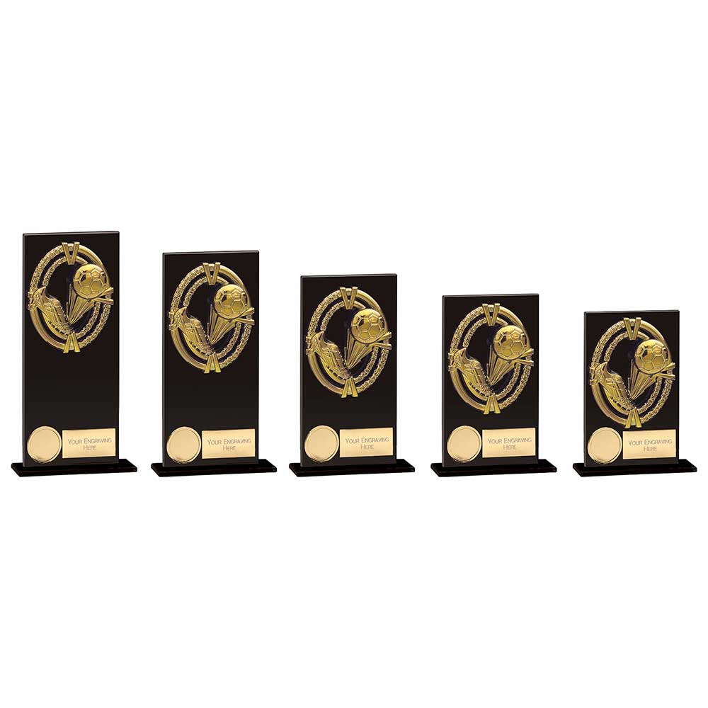 Maverick Fusion Football Boot Black Glas - Trophies - Prudhoe Rosettes