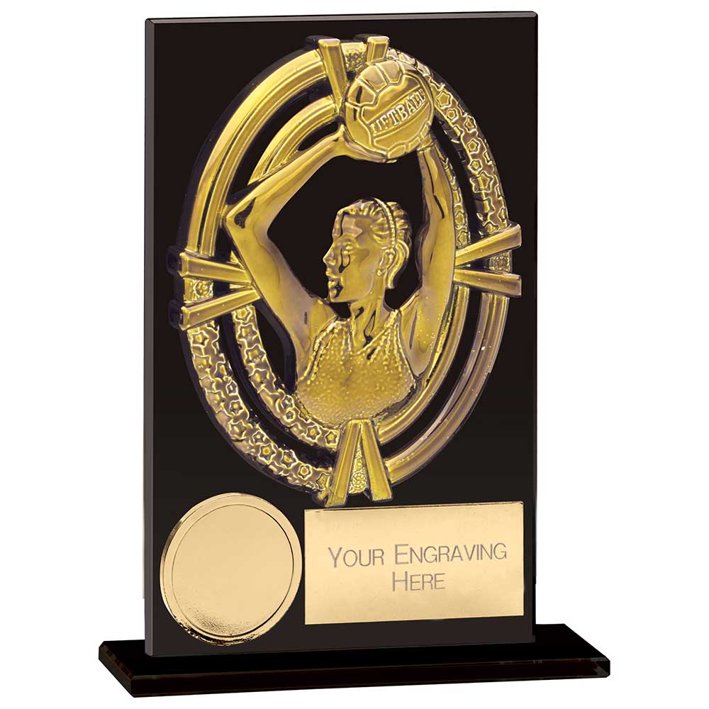 Maverick Fusion Netball Black Glass