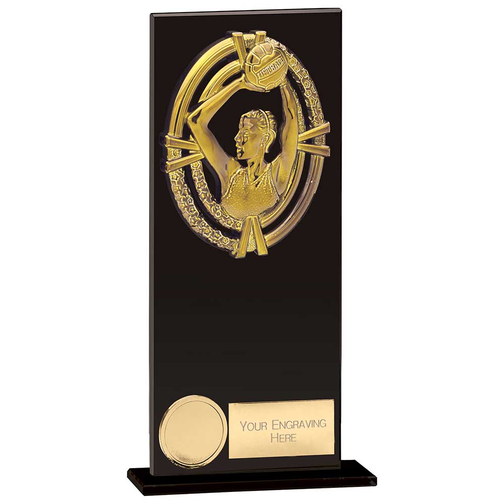 Maverick Fusion Netball Black Glass