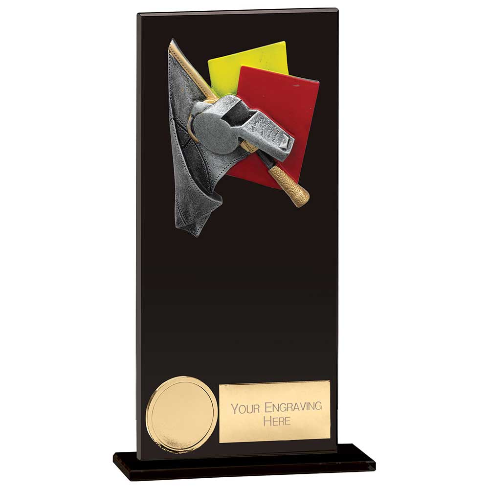 Hero Referee Glass Award Jet Black