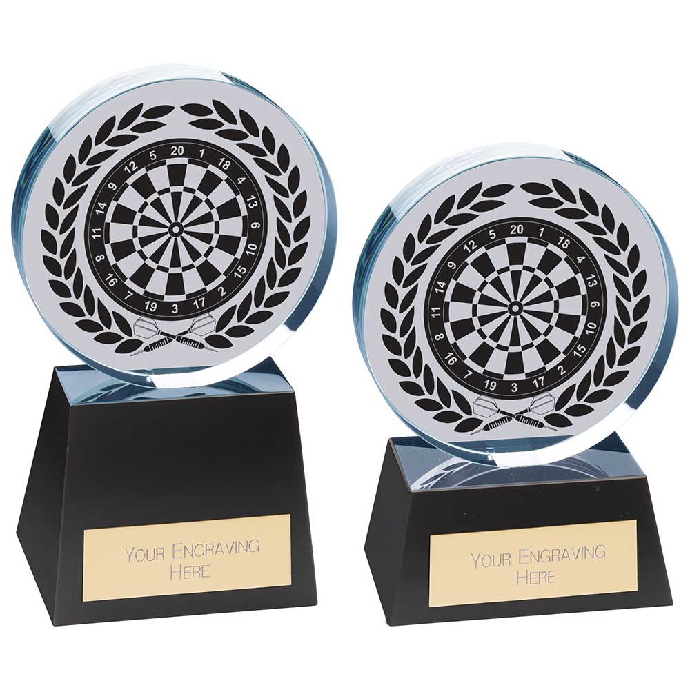 Emperor Darts Crystal Award - Trophies - Prudhoe Rosettes