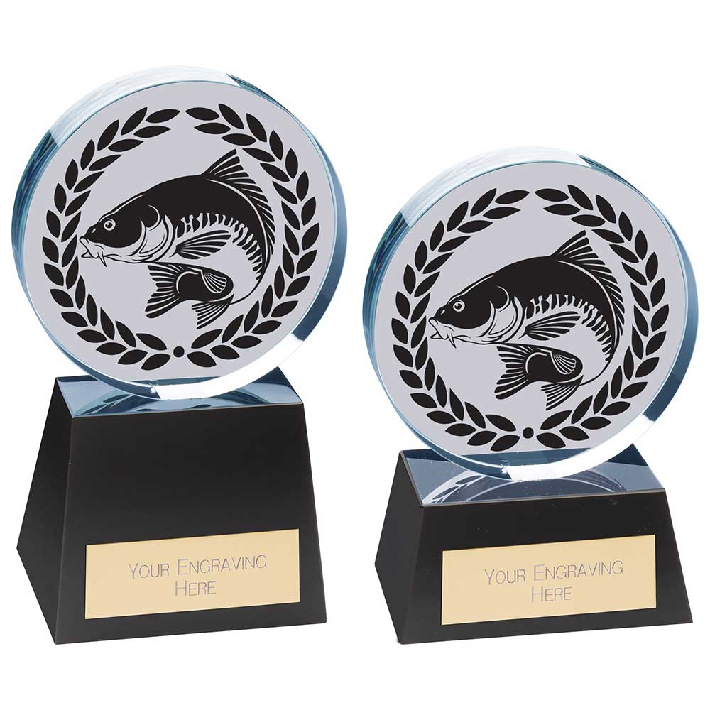 Emperor Fishing Crystal Award - Trophies - Prudhoe Rosettes