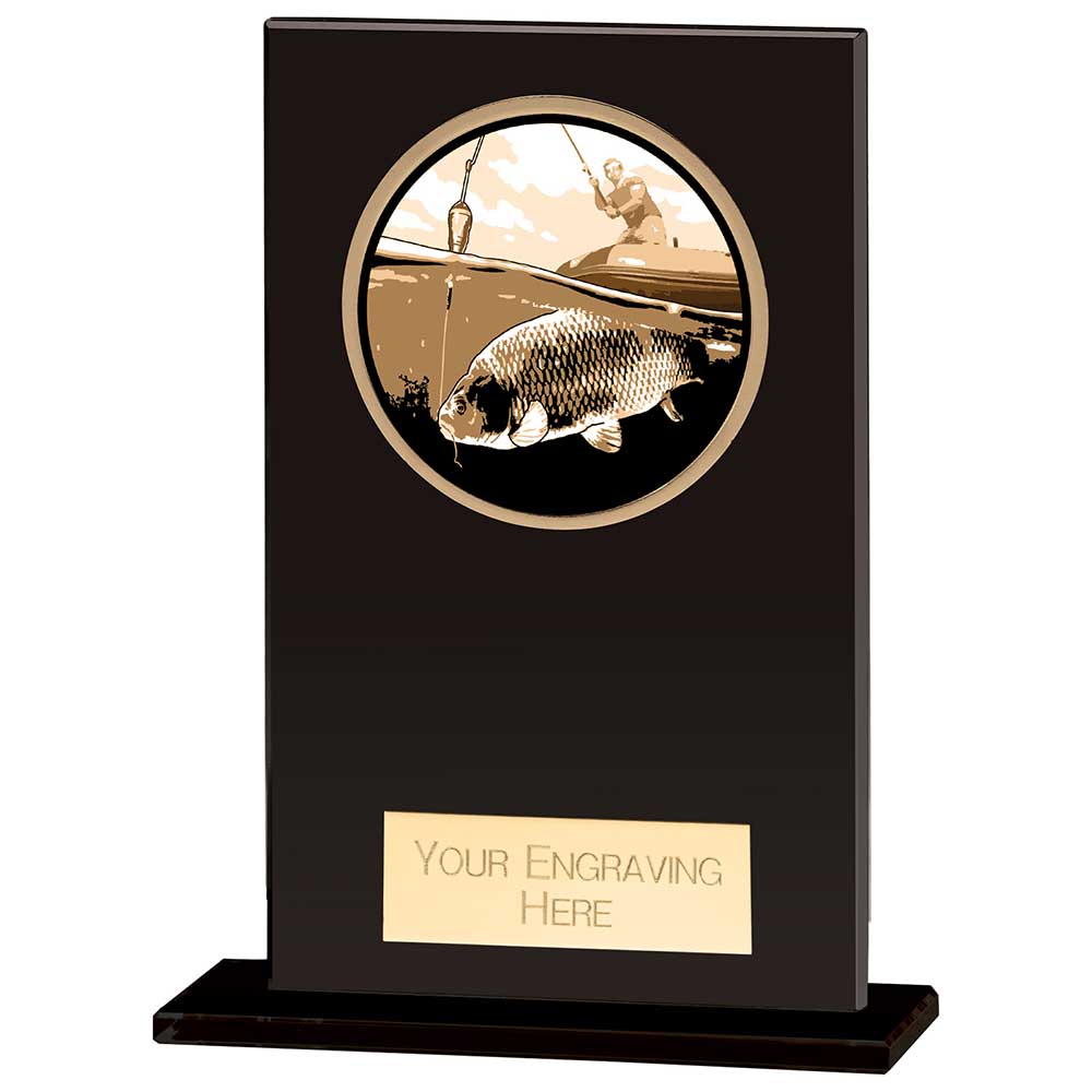 Hero Fishing Glass Award Jet Black - 120mm