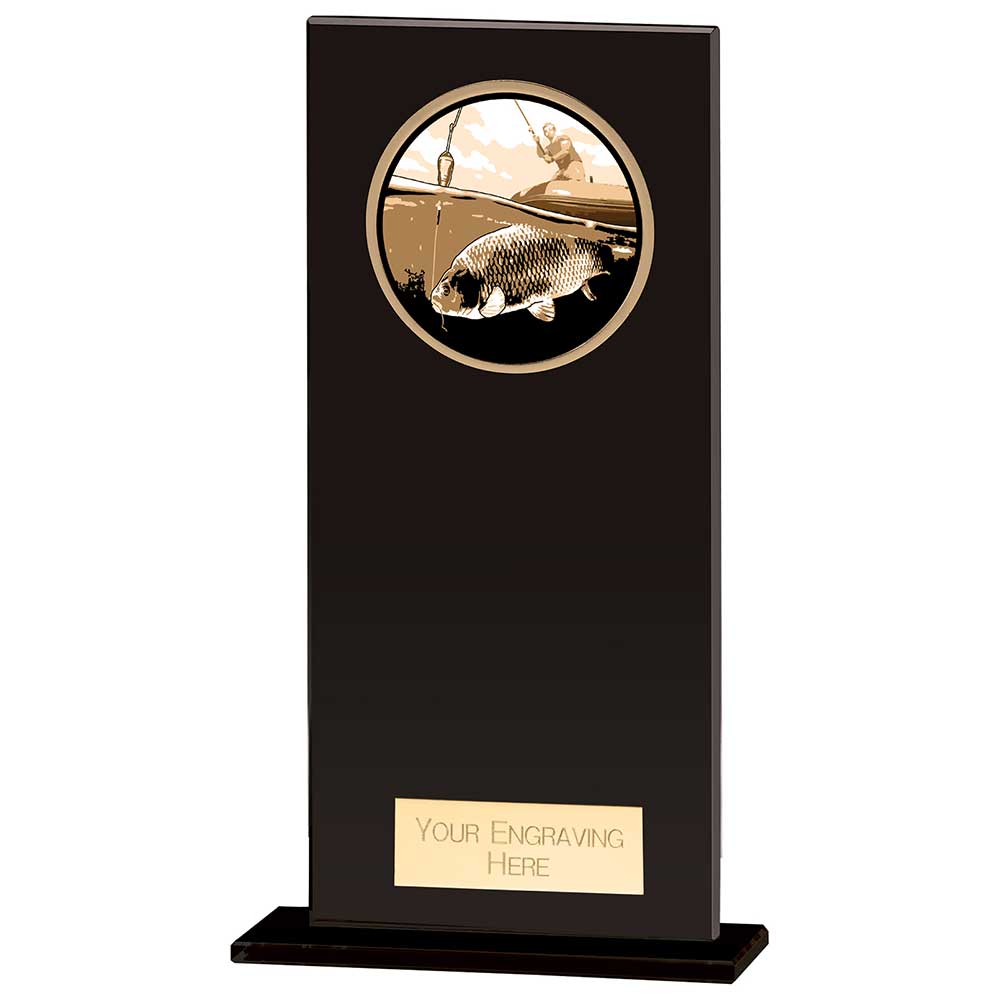 Hero Fishing Glass Award Jet Black - 120mm