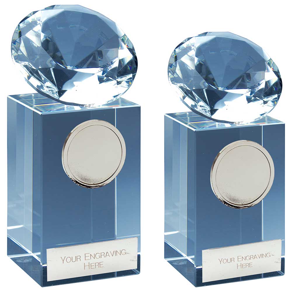 Diamond Tower Multisport Glass Award - Trophies - Prudhoe Rosettes