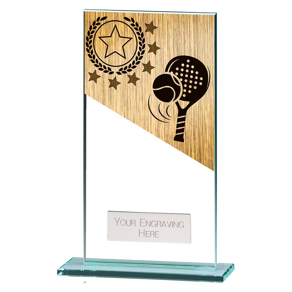 Mustang Padel Jade Glass Award