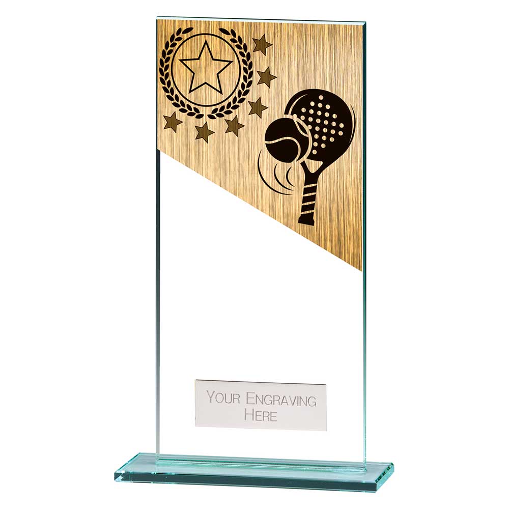 Mustang Padel Jade Glass Award