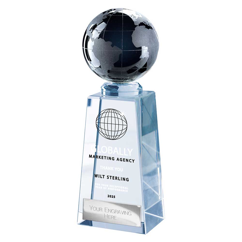 Cataclysm Globe Award Black & Clear