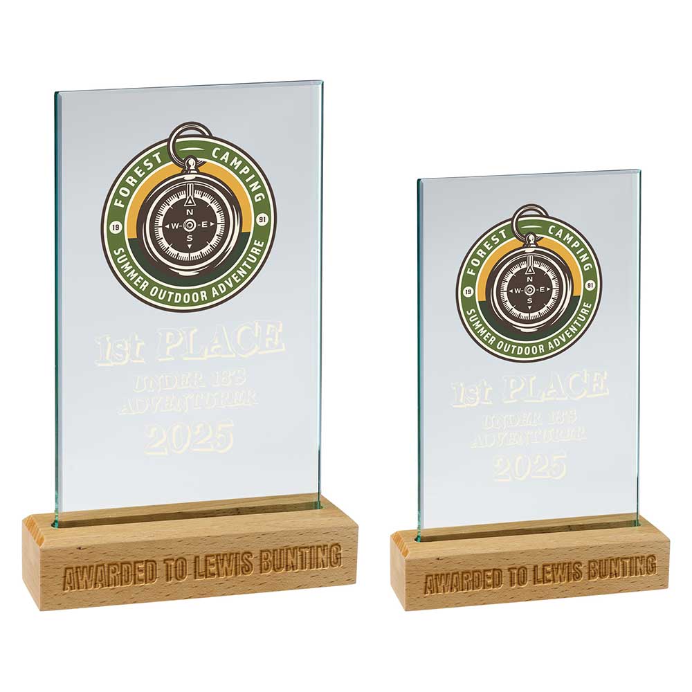 Kraken Glass - Trophies - Prudhoe Rosettes