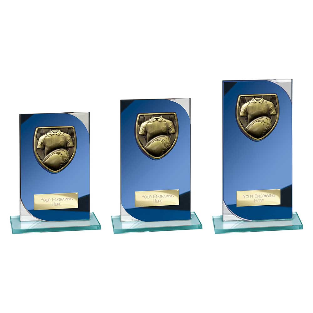 Seismic Cobra Rugby Blue & Silver - Trophies - Prudhoe Rosettes