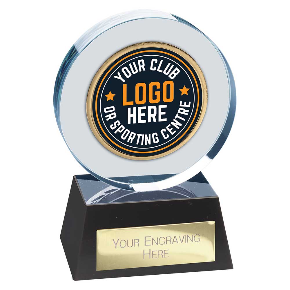 Emperor Multisport Crystal Award Clear & Black