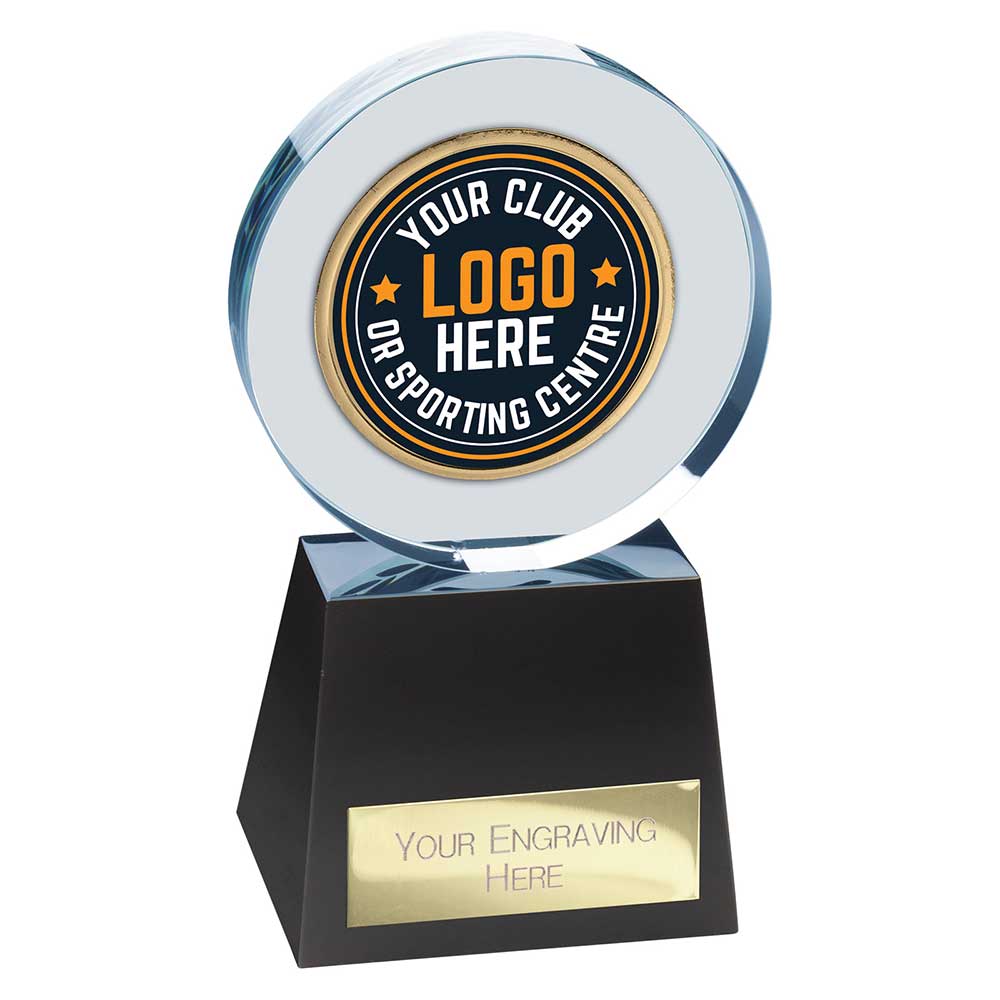 Emperor Multisport Crystal Award Clear & Black