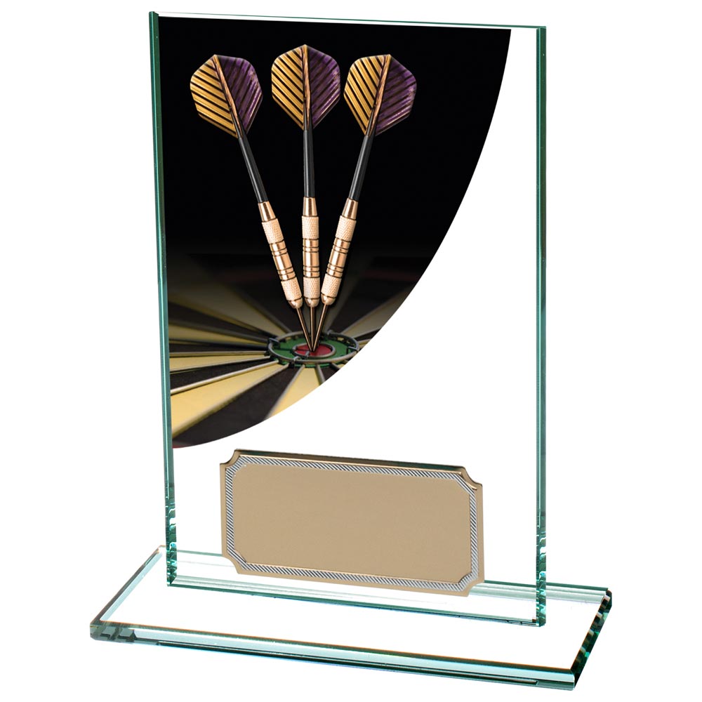 Colour Curve Darts Jade Glass Award