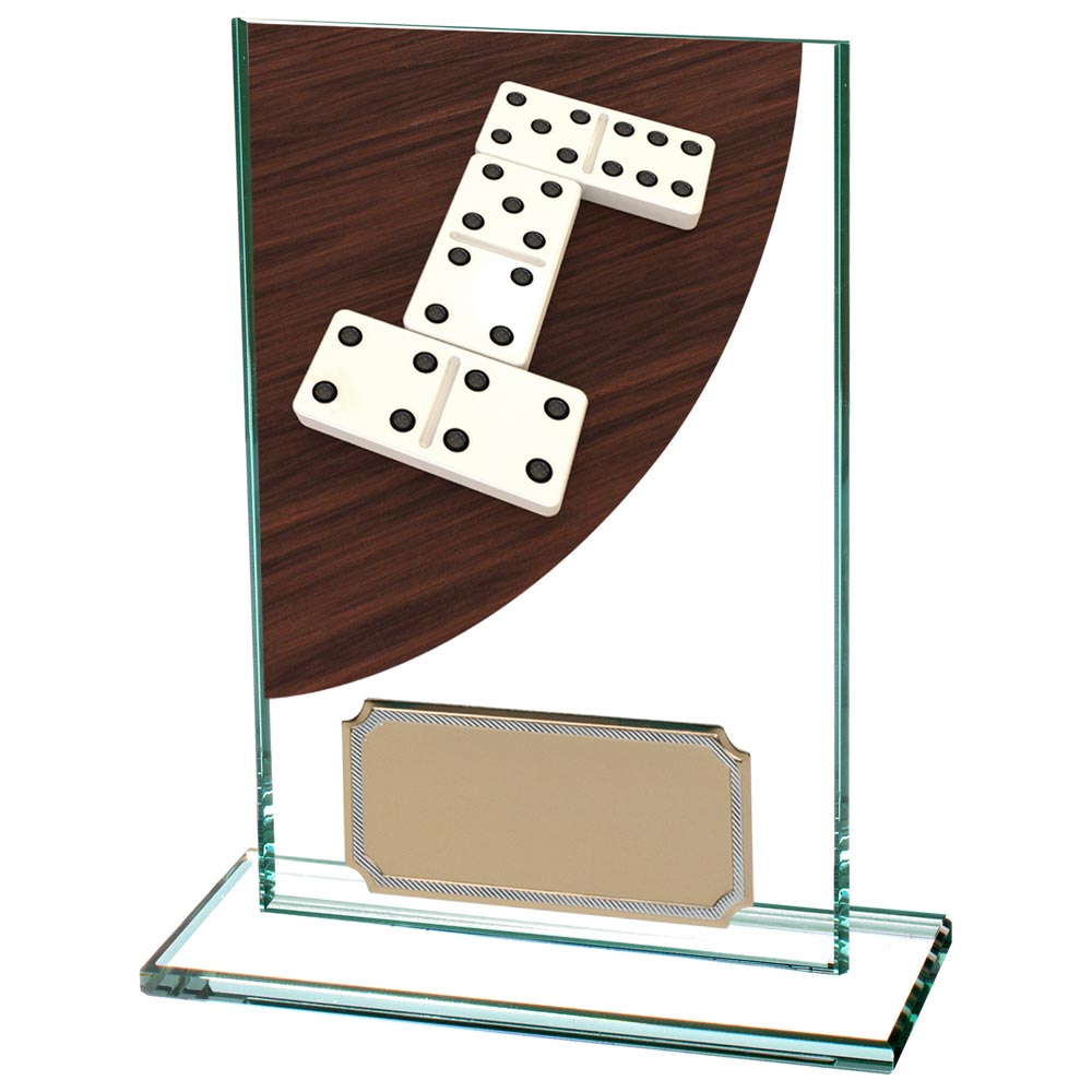 Colour Curve Dominoes Jade Glass Award