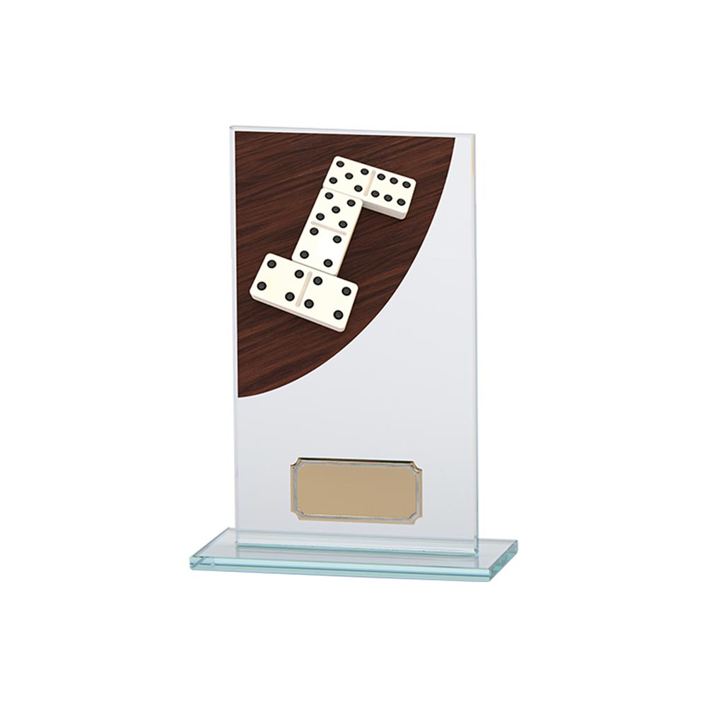 Colour Curve Dominoes Jade Glass Award