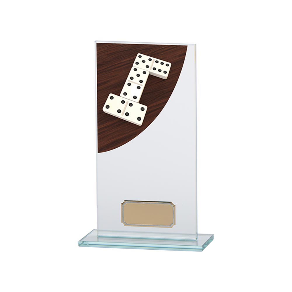 Colour Curve Dominoes Jade Glass Award