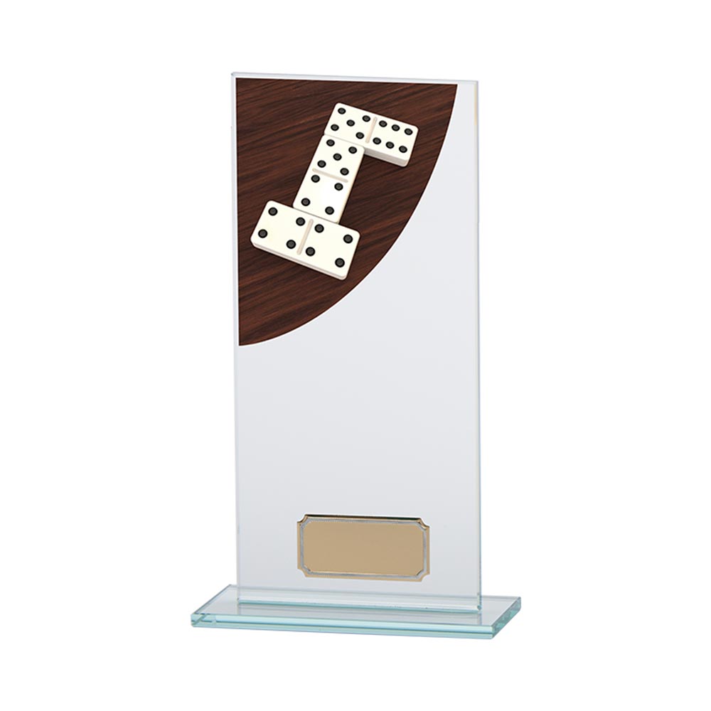 Colour Curve Dominoes Jade Glass Award