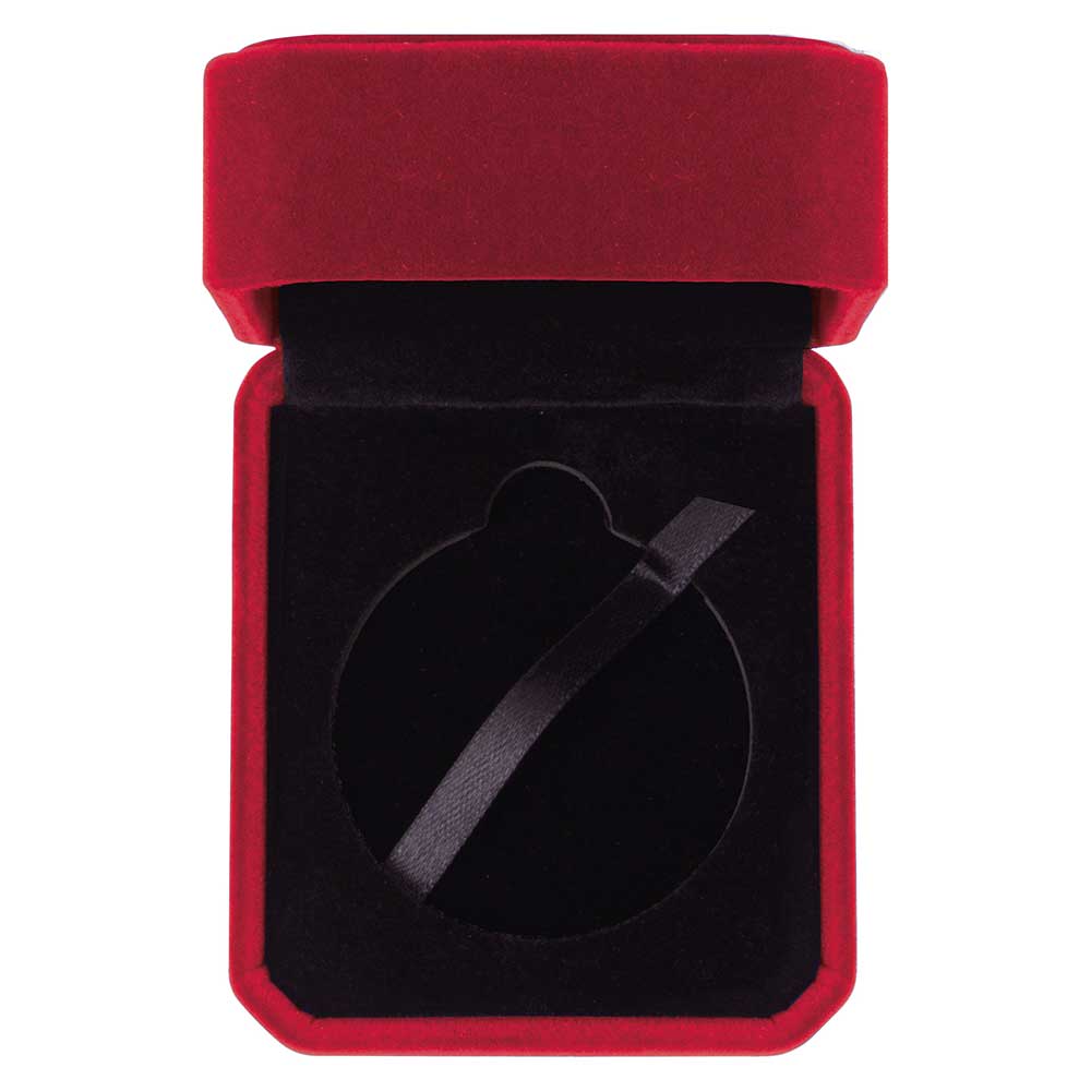 Aspire Velvet Medal Box Red