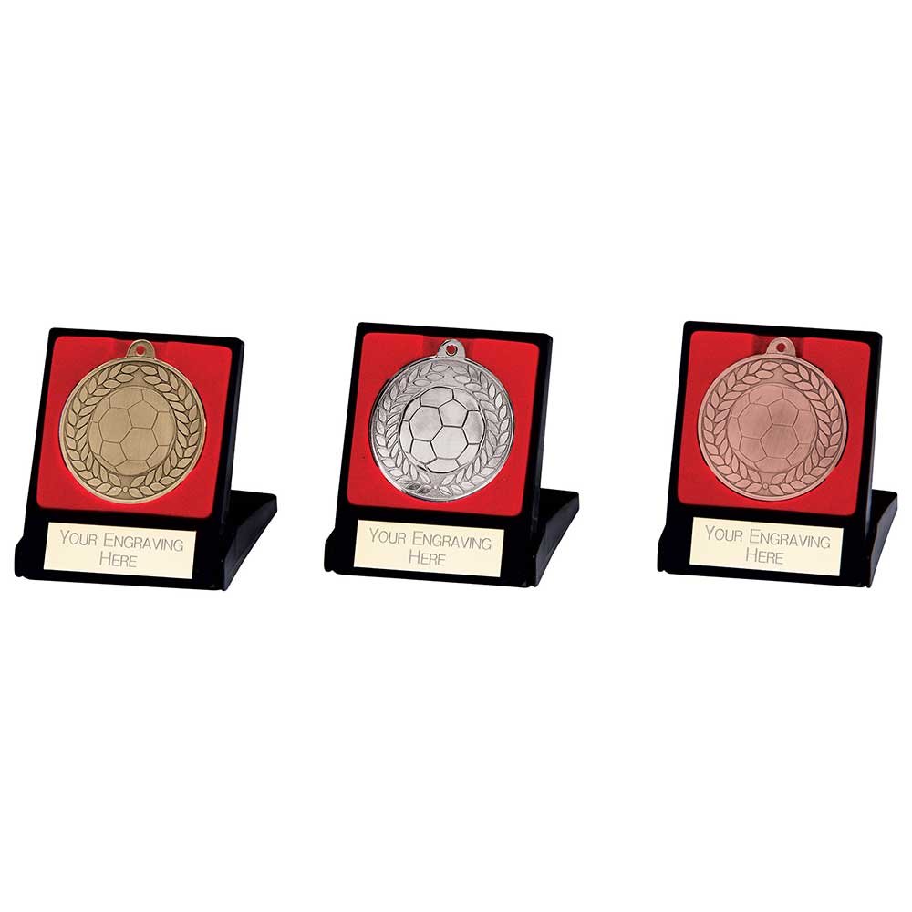 Aviator Football Medal & Box - Medals - Prudhoe Rosettes
